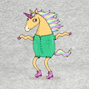 Roller skate Unicorn T-Shirt